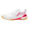 Li-Ning Cloud Thunder New Synthetic Leather Lightweight Breathable Rebound Low-Top Badminton Shoes Unisex sneaker White Crystal Red AYZU017-7