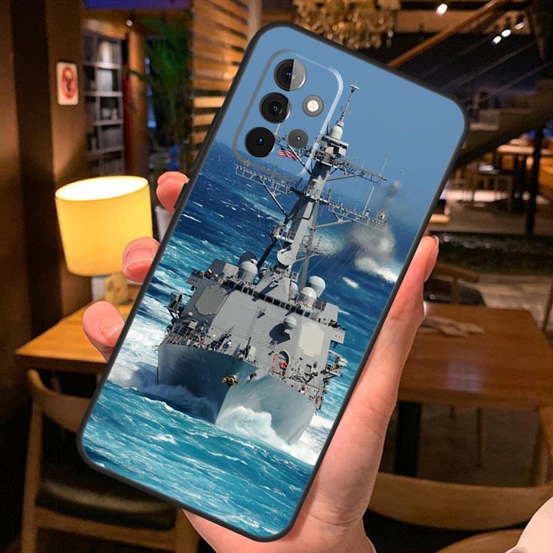 

Navy Warship Case For Samsung Galaxy A54 A34 A14 A52 A32 A12 A13 A33 A53 A15 A16 A36 A56 A26 A06 A35 A55 For Samsung A56