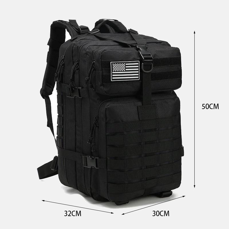 Tactical Camouflage Backpack: Large Capacity, Waterproof for Outdoor and Sports Activities