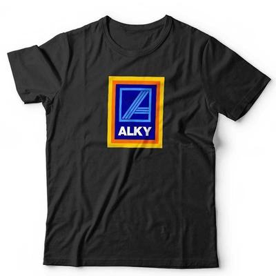 Alky T-Shirt Unisex - Lustig, Neuheit, Aldi, Humor, Vatertag, Trinken