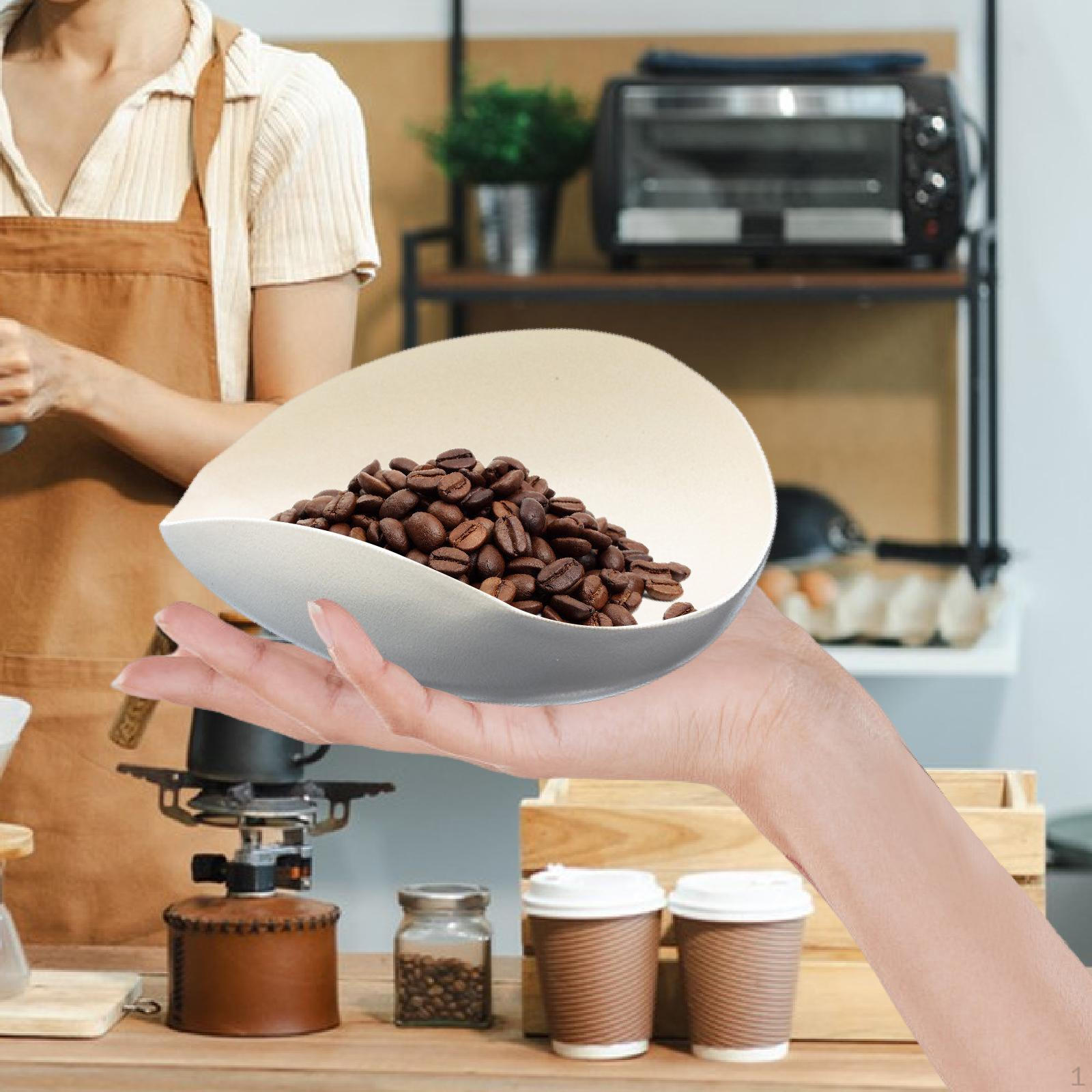 

Cup for Coffee Beans, Single-portion Measuring Tray, Precision Container Beans White