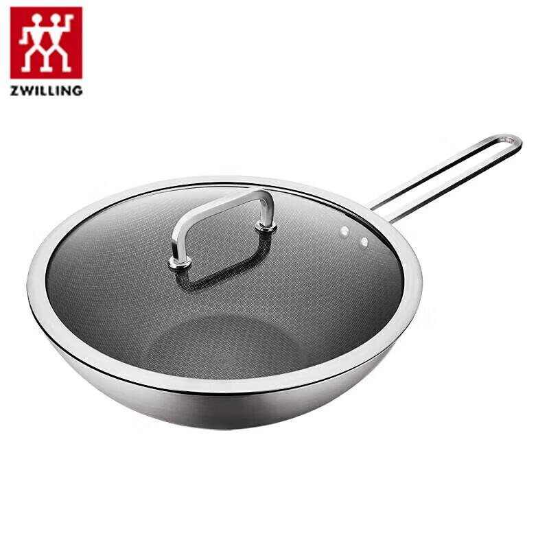 ZWILLING Moment 30cm Non-Stick Honeycomb Wok