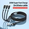 100W PD Fast Charging Cable: 6-in-1 for Laptop, Tablet & Phone