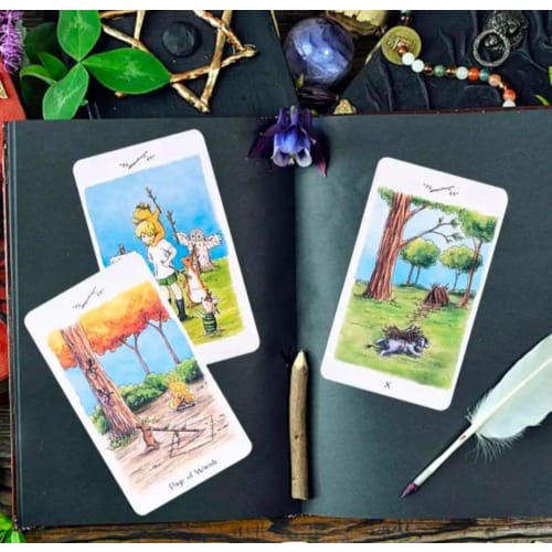 Winnie the Pooh Tarot Cards, 78 Cards, 10cm X 6cm, Compact Size