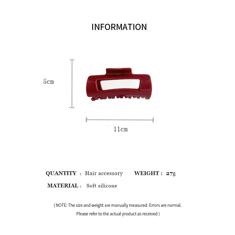 1/2/4 Pcs Soft Silicone Shark Hair Clips for Women Protective Elastic Hair Clip Back Head Durable Flexible Unsnappable Claw Clip