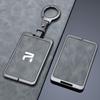 Rising 2024 R7 F7 Key Card Holder: Zinc Alloy NFC Car Case with Buckle for Men