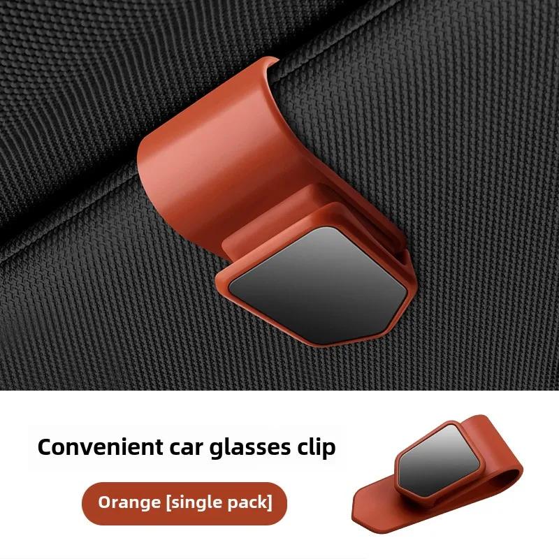 Universal Auto Sun Visor Glasses Holder Car Inside Accessories Sunglasses Clip Card Ticket Holder Stand Fastener Case Eyeglasses