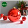 Extra Large Shiny Red Christmas Tree Ornament Ball