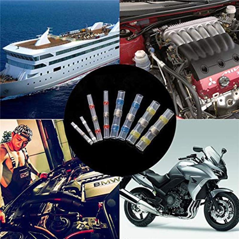Electrical Terminal Block Wire Cable Connectors Electrical Heat Shrink Kit Waterproof Solder Ring Accessories