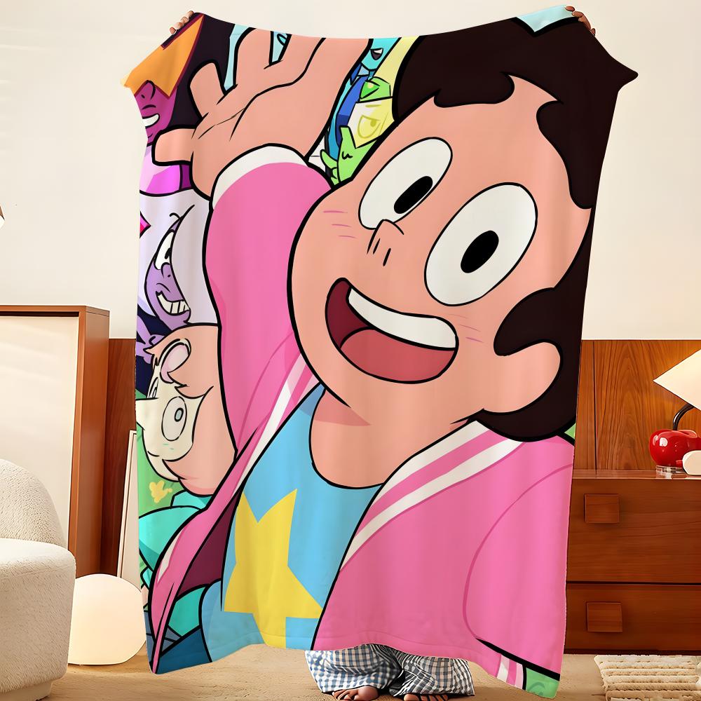 Coperta in Flanella S-Steven U-Universe-ee, Leggera e Accogliente, Resistente Lavabile carina Fresca