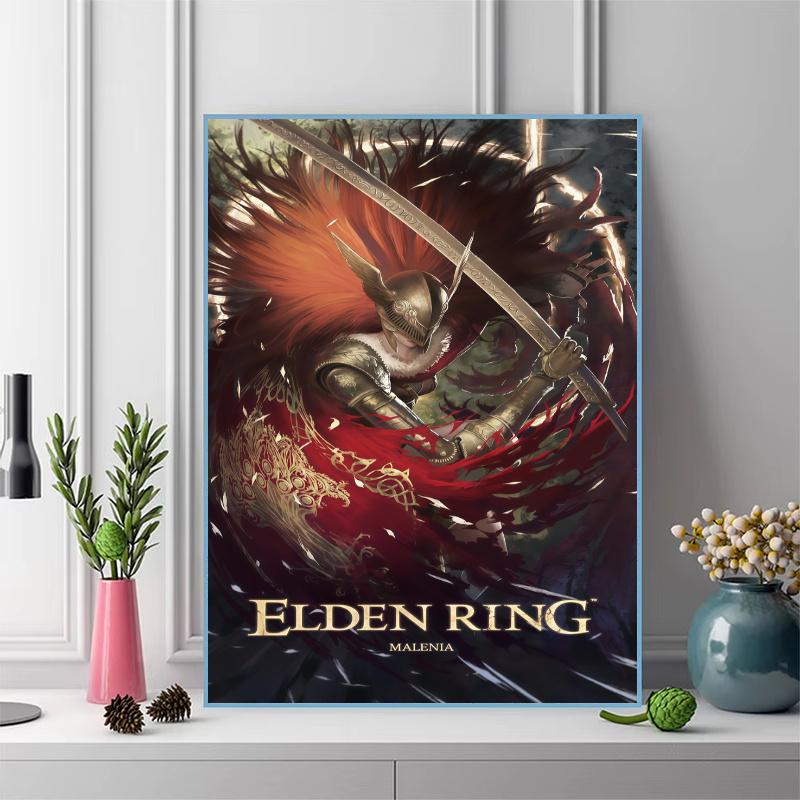 Soulslike games 100% Round Full Drill 5D DIY Diamond Painting Embroidery Cross Stitch Rhinestone Décor