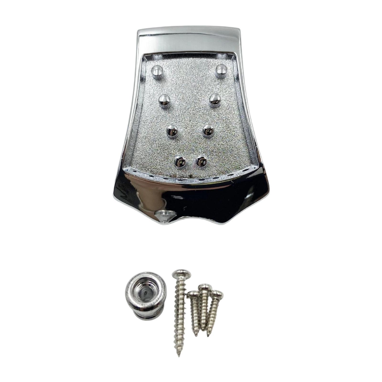 

Mandolin Tailpiece with Screws Sturdy Replacement Instrument Accessory for 8 String Mandolins Guitar Mandolins Part Replacement