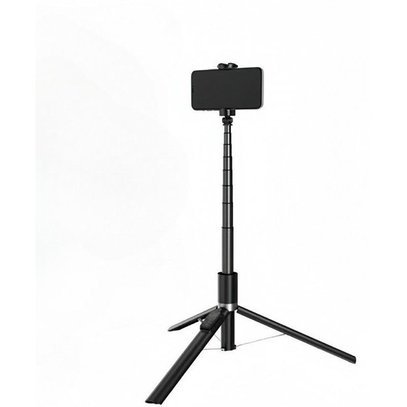 

Mobile Phone Selfie Stick Landing Tripod Live Streaming Stand Handheld Camera Artifact Bluetooth Multifunctional Stand чорний