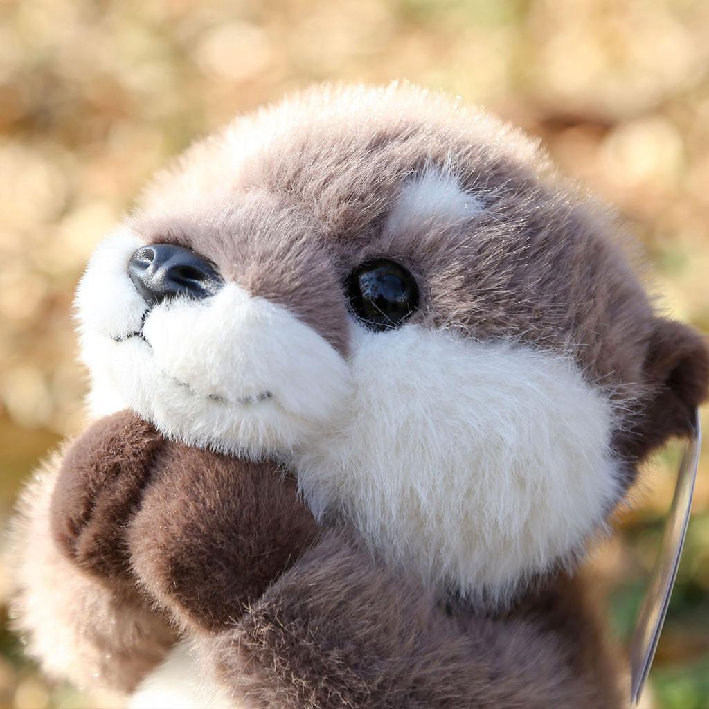Playful Otter Plush Toy Cute Animal Doll Gift For Kids And Teens