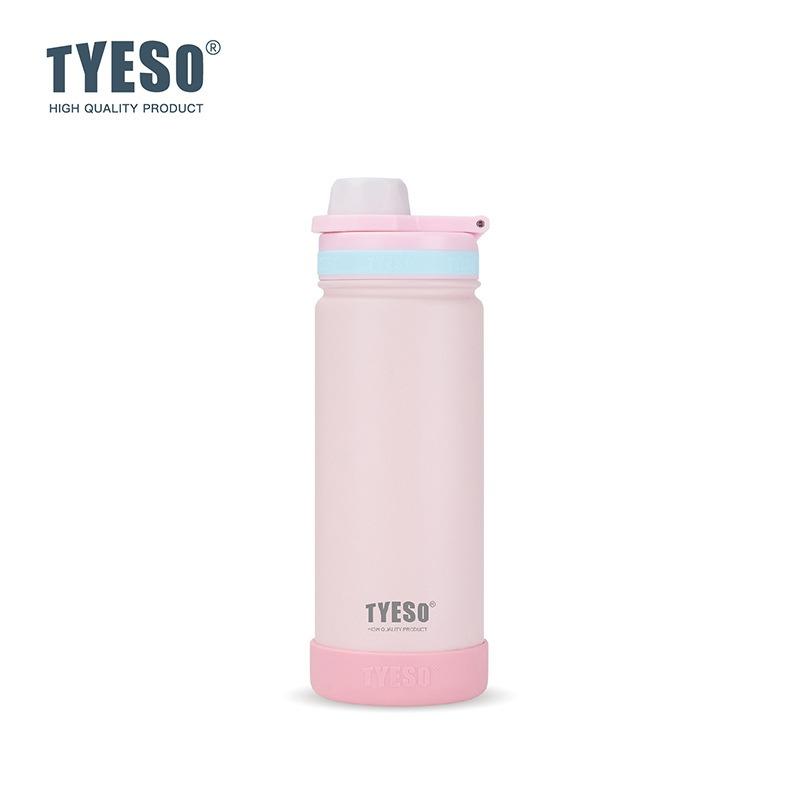TYESO Stainless Steel Vacuum Flask 420/600/750ml Sport Thermos Bottle for Kids Insulated Water Bottle Keep Hot & Cold Travel Mug