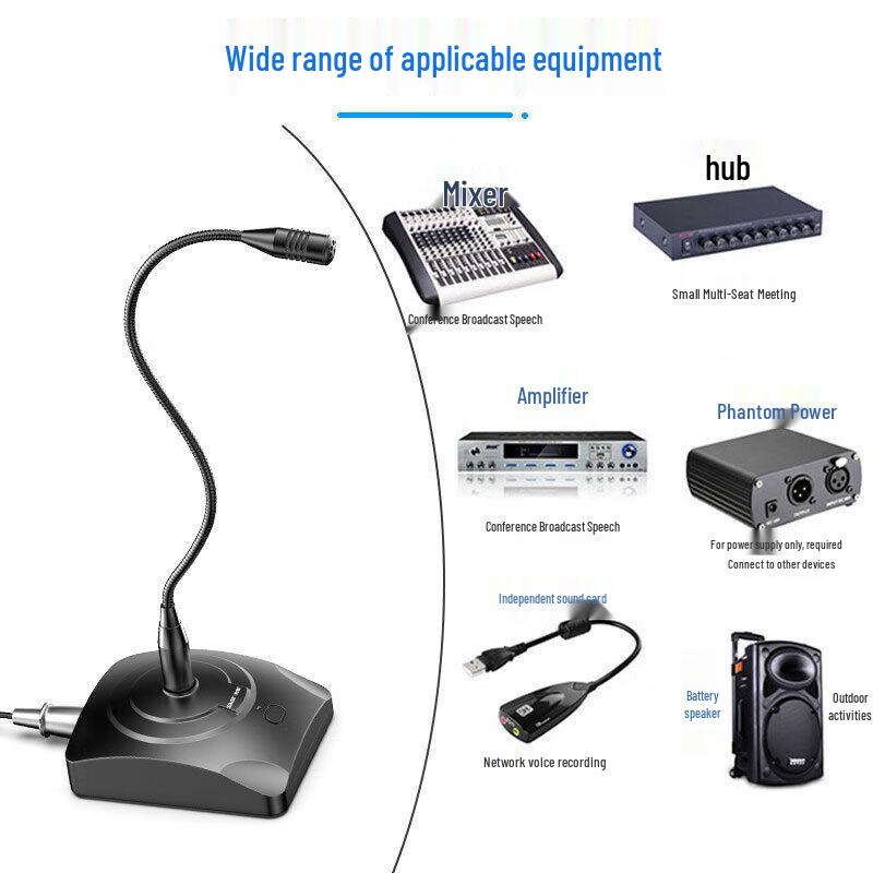 SAST Professional Wired Gooseneck Conference Microphone