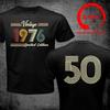 Classic 50th Birthday In 1976 Limited Edition Graphic T Shirt Unisex Unisex Vintage 1976 Original 50yearold Tshirt Retro Clothes