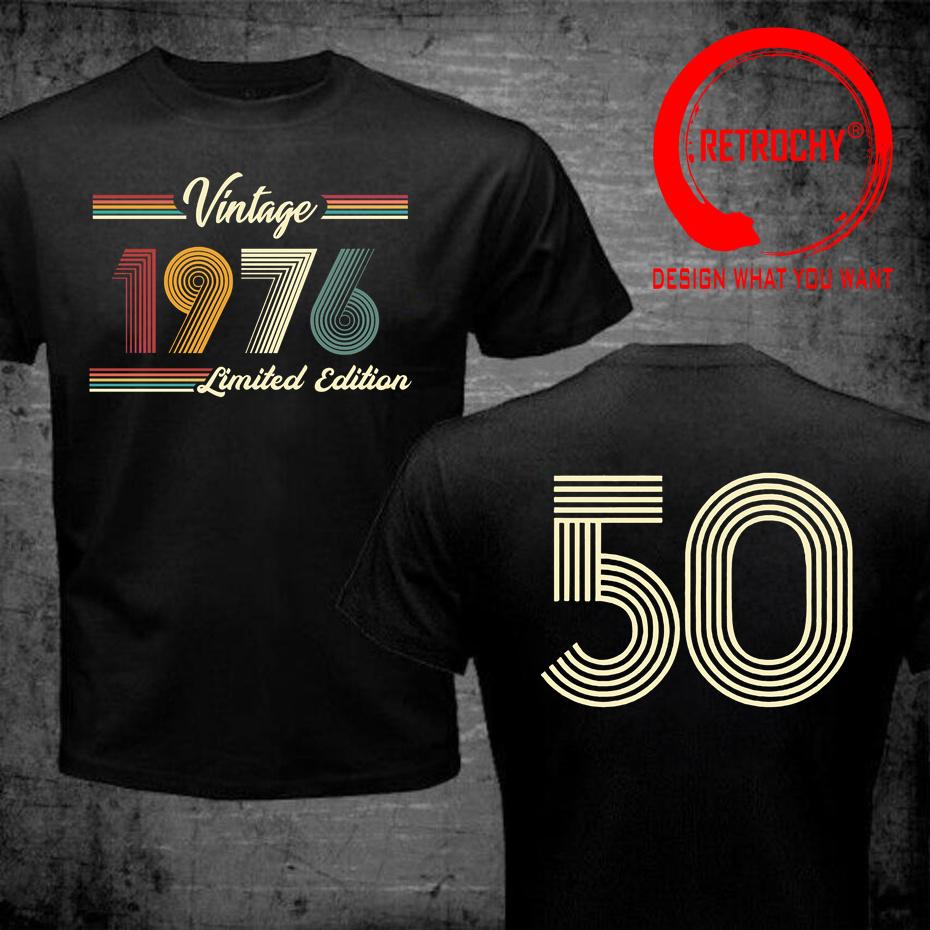 Classic 50th Birthday In 1976 Limited Edition Graphic T Shirt Unisex Unisex Vintage 1976 Original 50yearold Tshirt Retro Clothes
