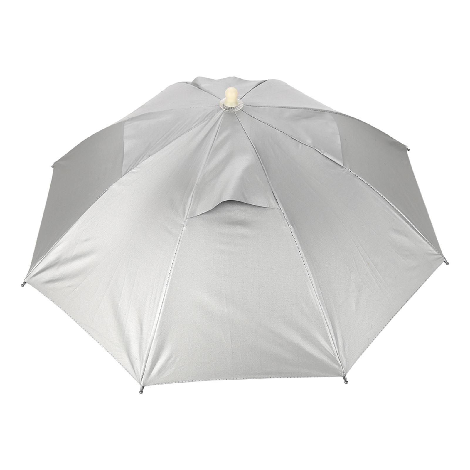 

Outdoor Hand Umbrella, Fishing Hat Waterproof UV umbrella hats for flags hat Lightweight