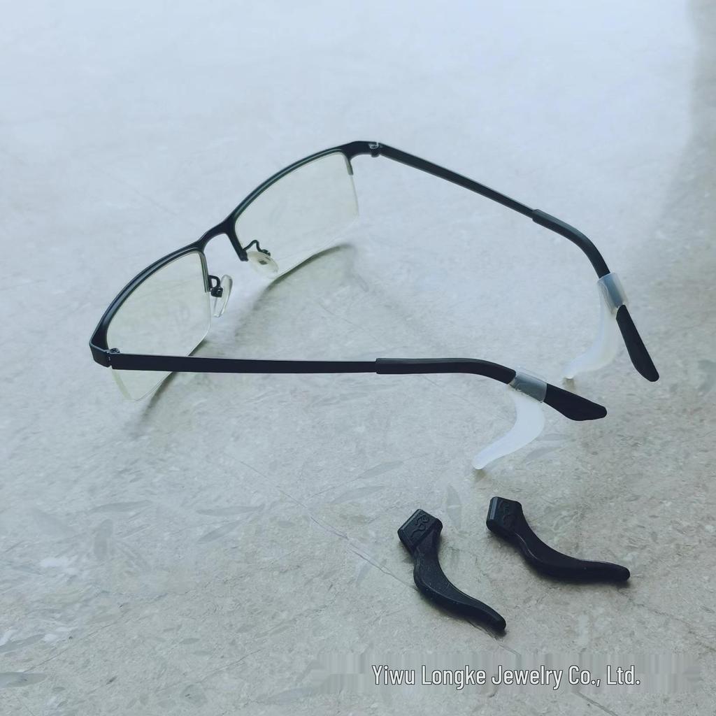 Soft Silicone Anti-Slip Eyeglass Temple Tips & Ear Hooks for Sport