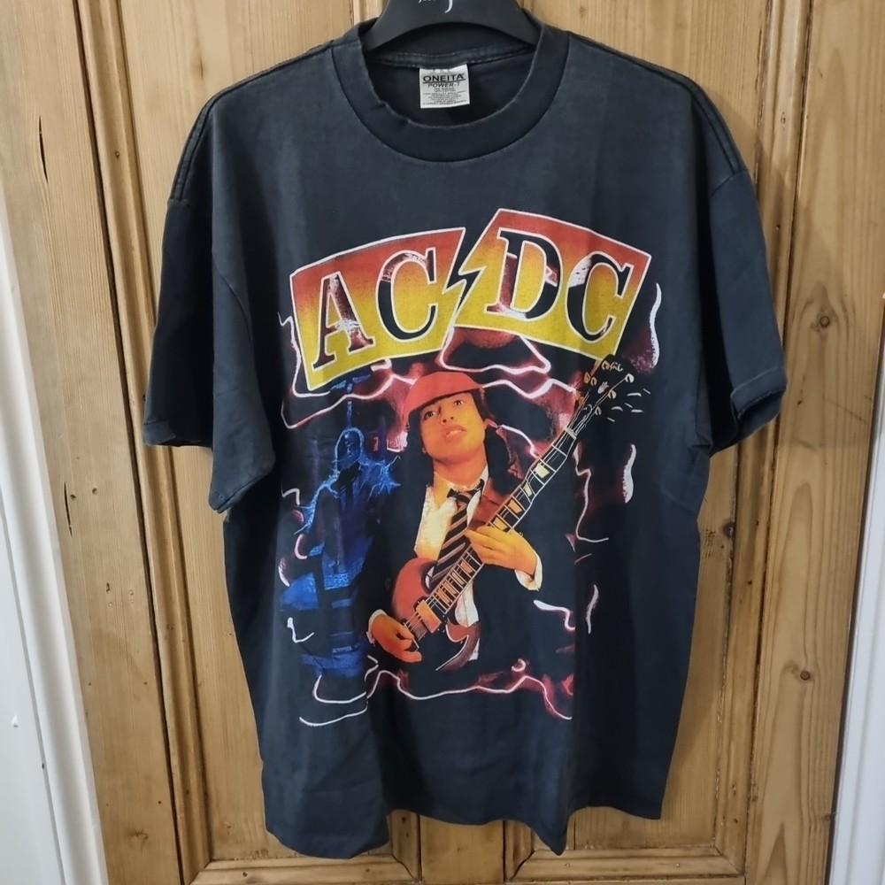 AC/DC Vintage Band T-Shirt Graphic Print