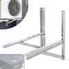 Aircon Bracket:1Pair Universal Aircon Bracket 1-1.5Hp 304 Stainless Steel Air Conditioning Bracket Heavy Duty Adjustable Easy Bo