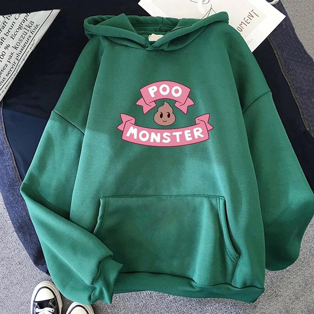 Anime Bee und Puppycat Poo Monster Hoodie Kawaii Winter Frauen Hoodies Frühling/Herbst Unisex Sweatshirt Vintage Harajuku Sudaderas Unisex