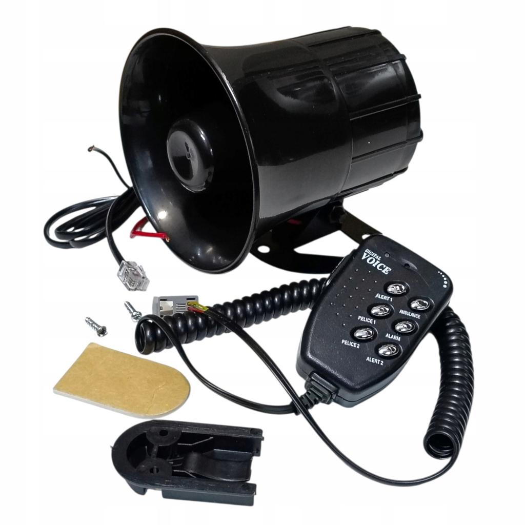 Syrena Fanfara 6 Tones Megaphone Horn 12V 50W Strong