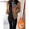 La Chapelle Women's Thermal Round Neck Long Sleeve Slim Fit T-Shirt