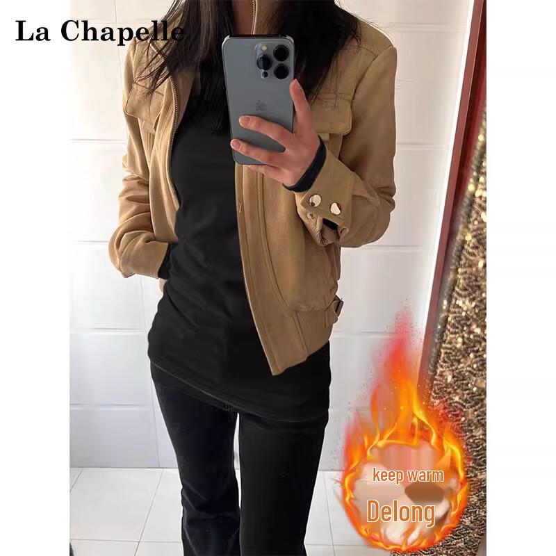 La Chapelle Women s Thermal Round Neck Long Sleeve Slim Fit T-Shirt S