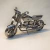 Classic Wrought Iron Motorcycle Model Full Metal Nostalgic Simulation Motorcycle Personalized Ornament Decoration