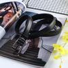 Simple Solid Color Oval Buckle Decoration Women Slim Waist Belt For Daily Use