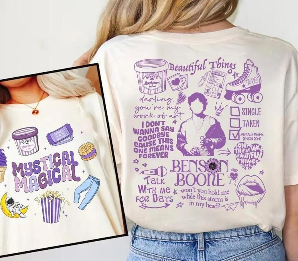 Benson Boone Vintage Shirt, Benson Boone Shirt, Benson Boone Concert Tour Shirt Unisex T-Shirt XXXXL