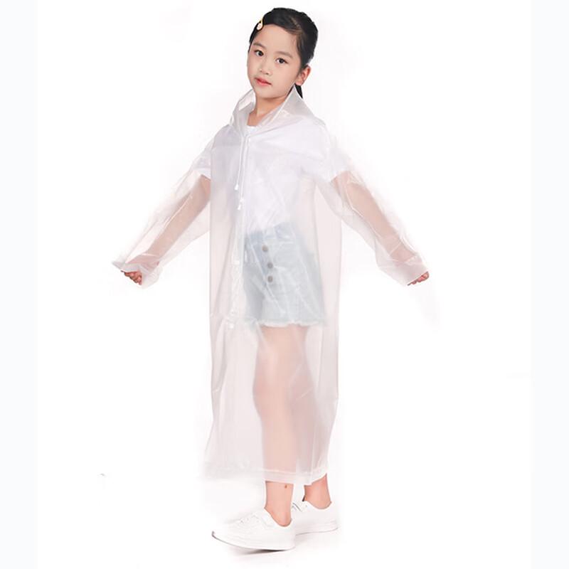 AOLANSI Kids  Frosted Plastic Raincoat Poncho