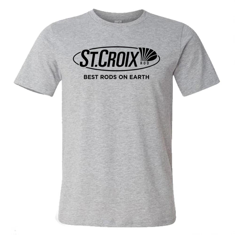 St. Croix Fishing Rods Men s Grey Size S to 5XL S