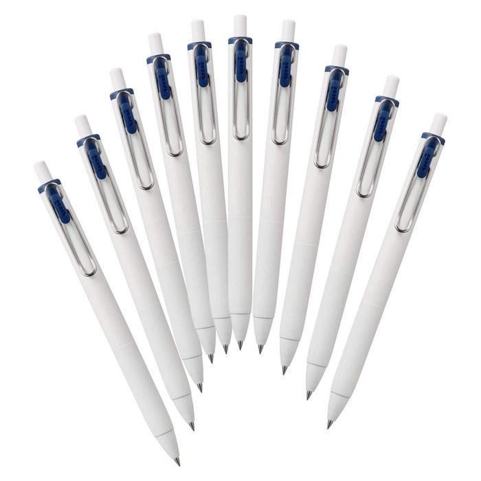 Mitsubishi Pencil Gel Ballpoint Pen Uniball One 0.5 Blue Black 10-pack