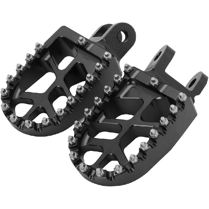 Dirt Bike Foot Pegs,Motorcycle Footpegs Wider Foot Rest Pedal CNC for KLX300SM 97-07 20-24 KLX250 06-23 KLX250R 94-96 KLX250S 09-14 KLX650 93-96