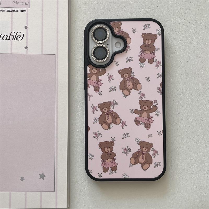 

Sweet Floral Bear Ballet Dress iPhone 17 Pro Max Apple Case - Fits 16, 15, 14 Models for Women 13