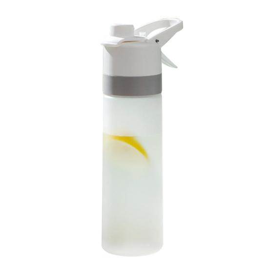 Spray Water Bottle Thermal Travel Water Cup BPA Free 650ml Large Capacity Drinkware for Outdoor Sports Fitness