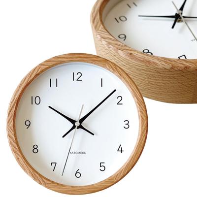 Orologio Muku 13 Quercia Orologio da Parete Lancetta dei Secondi Continua km-130OARC 220mm (Orologio radiocomandato)