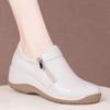 2025 Autumn New Korean Version Platform Wedge Heel Mother Shoes Women's Single Shoes Fashion Versatile Casual Lazy Shoes