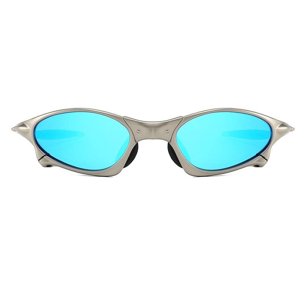 Zinc Alloy Sand Silver Frame European and American Polarized Sunglasses Men's and Women's Tide Outdoor Sports Cycling Driving Sunglasses 2026