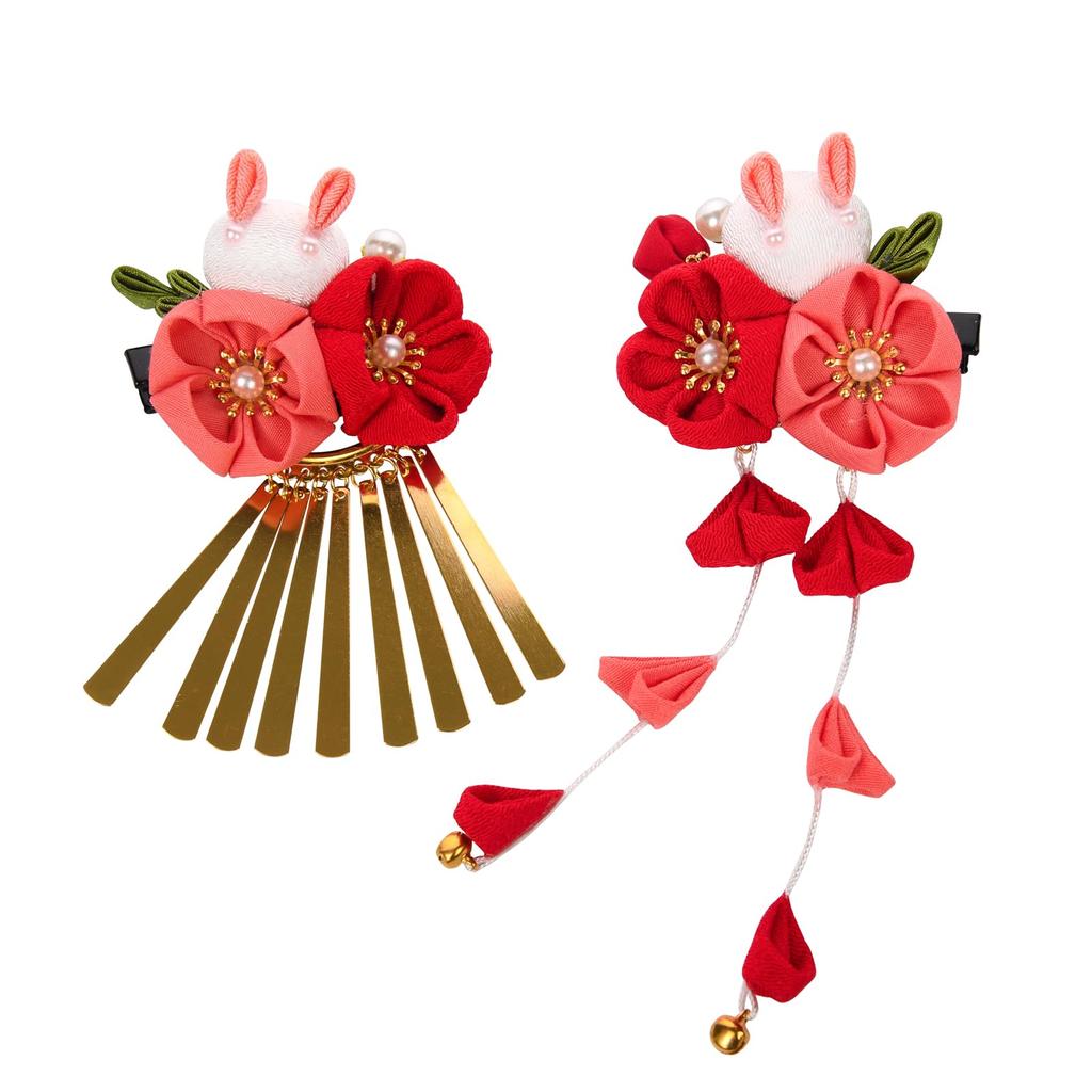 OTAKUMARKET Hair Coming of Age Graduation Japanese Hair Hair Japanese Storage Gift Box Included Ornament, Ceremony, Shichi-Go-San, Furisode, Ceremony,