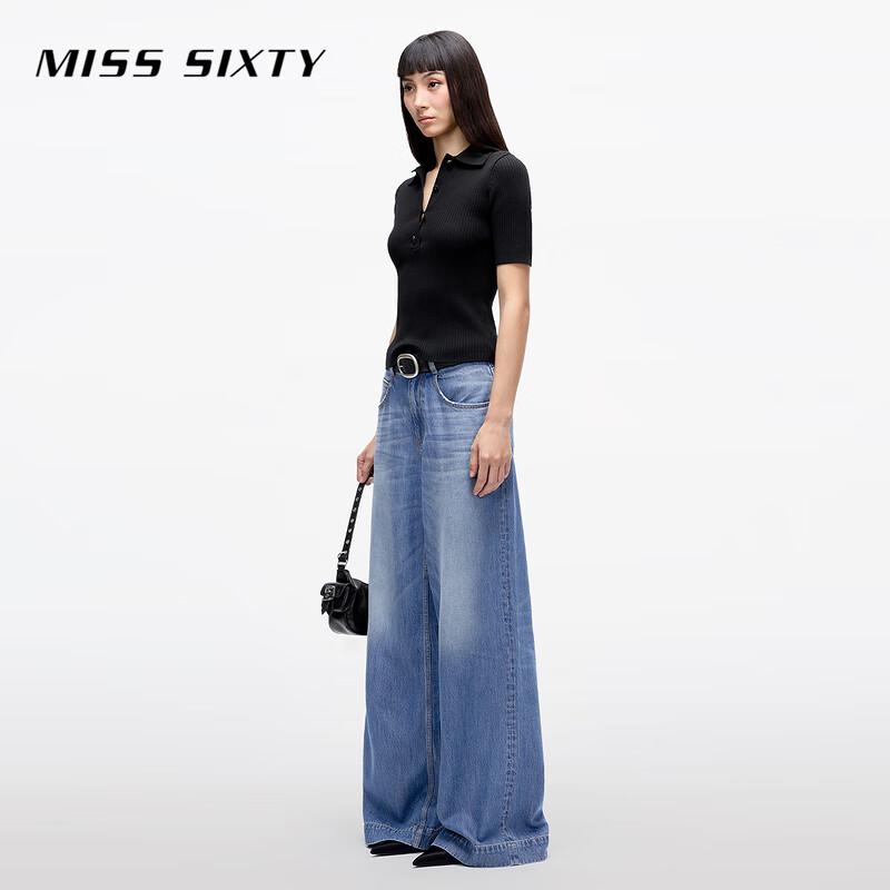 MISS SIXTY Women's 2025 Spring Wide-Leg Jeans