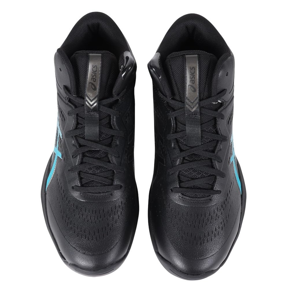 ASICS GELHOOP V15 XS Wide Lightweight Basketball Size Shoes, Black, 23.5, Men's, 1063A088.001