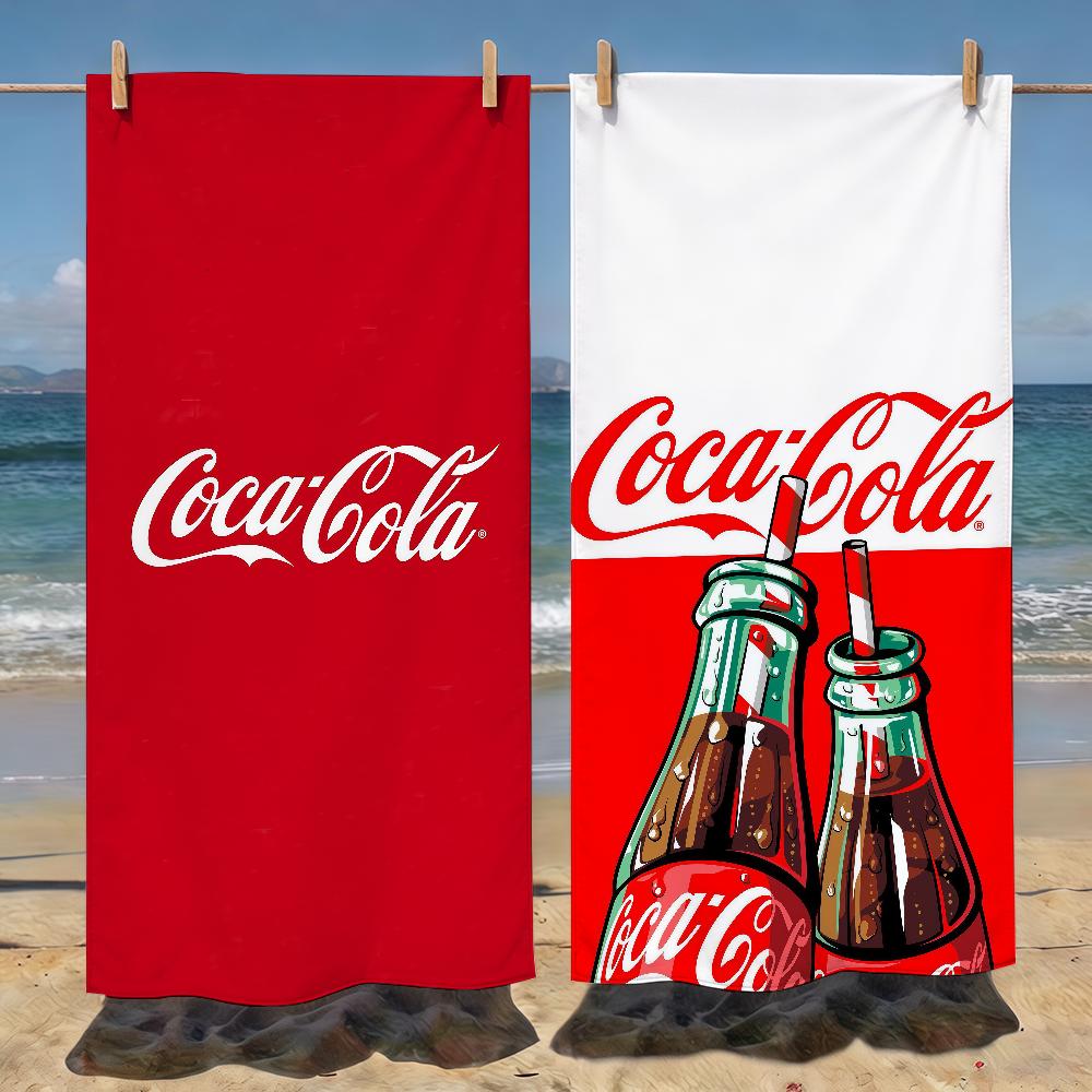 Cool C-CocaES Fashion C-colaES Towel Soft Pool Gift For Travel Gym Shower Camping Quick Dry Sports Beach Towels