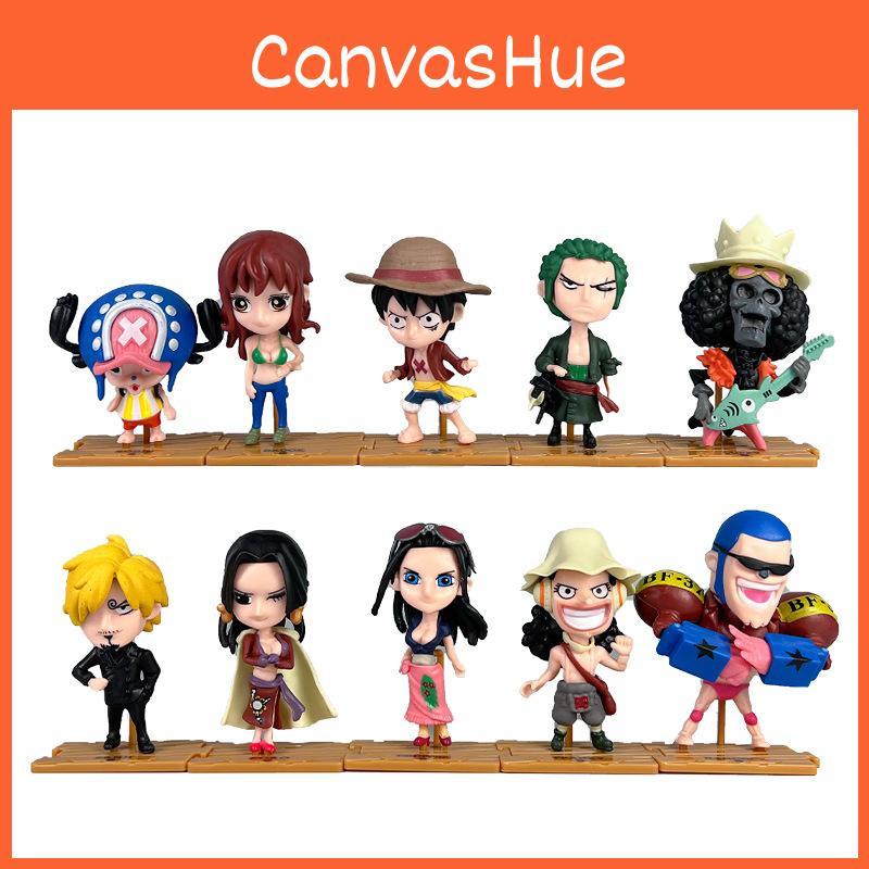 Pvc Piece One Model With Luffy Zoro And Boa Hancock Characters For Fans Anime