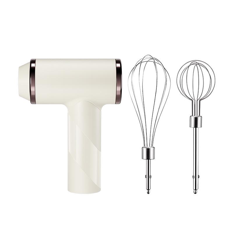Wireless Rechargeable Handheld Egg Beater & Milk Frother for Baking & Creams