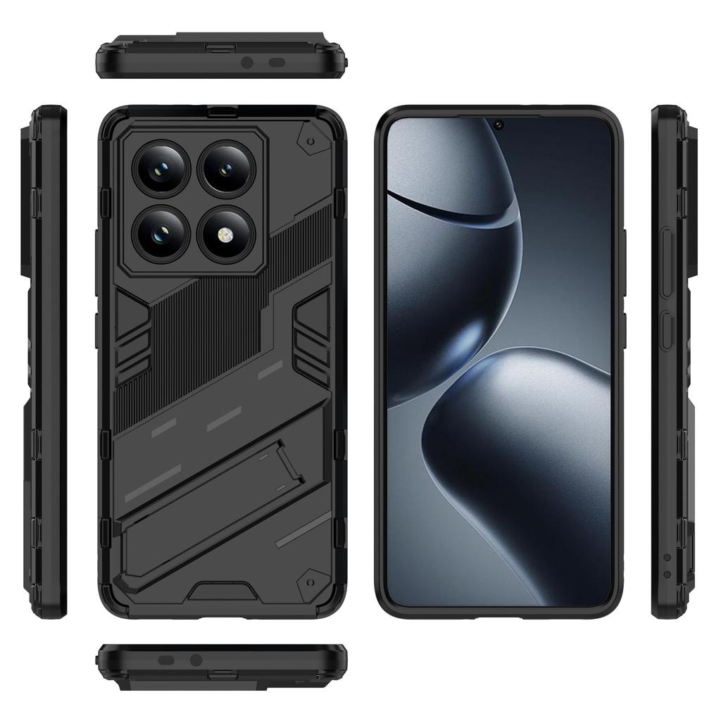 For Xiaomi 14T Pro Case PC+TPU Shockproof Phone Cover with Kickstand