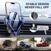 miracase Upgraded Wider Clamp Phone Holders for Your Car, Metal Hook Air Vent Car Mount [Thick Cases Friendly] Automobile Hands Free Compatible with